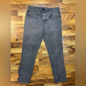 Kuhl Pants Womens Size 8 Regular Gray Hiking Walk Outdoors Zip Pockets Straight